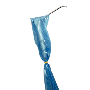 Image COUVRE SERINGUE AVEC OUVERTURE BLEU  2 X 10''